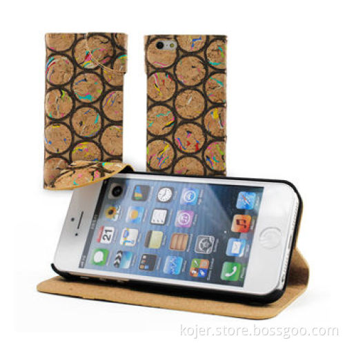 Wallet-shaped Leather Mobile Phone Cases for Smartphone, Magnetic Flap on Top, OEM Orders Welcomed